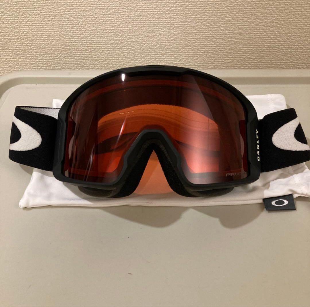 【美品・使用1回】OAKLEY Line Miner プリズムレンズ ブラック