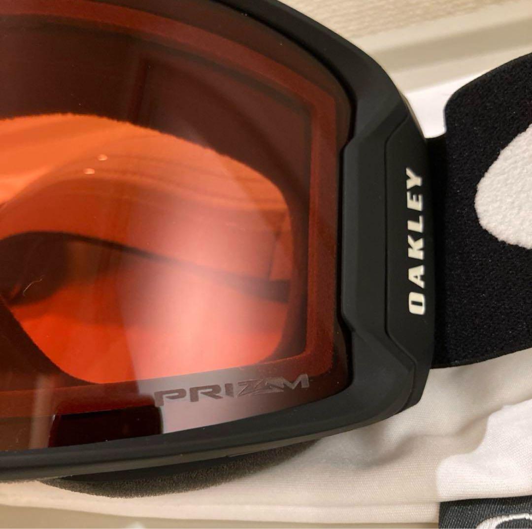 【美品・使用1回】OAKLEY Line Miner プリズムレンズ ブラック