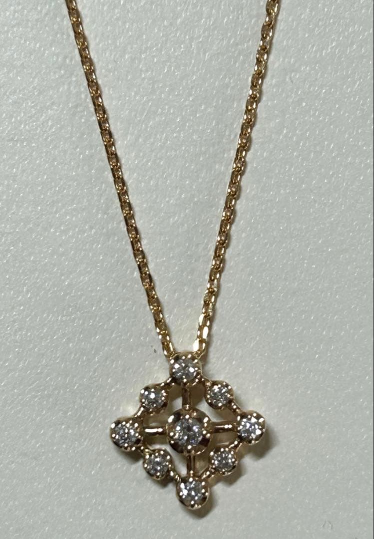 ヴァンドーム青山　K18 ダイヤ　ネックレス