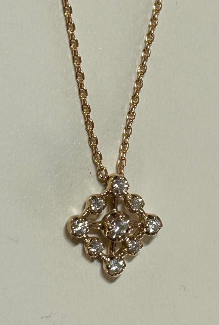 ヴァンドーム青山　K18 ダイヤ　ネックレス