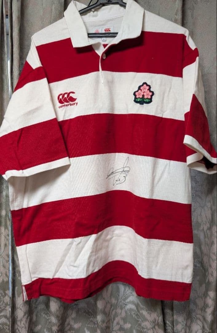 ラグビー日本代表德永祥尭選手サイン入りTシャツ