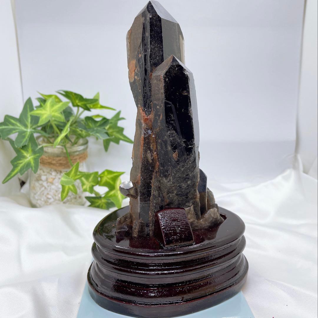 【天然石】チベット産 モリオン クラスター★ポイント★タワー★魔除★浄化