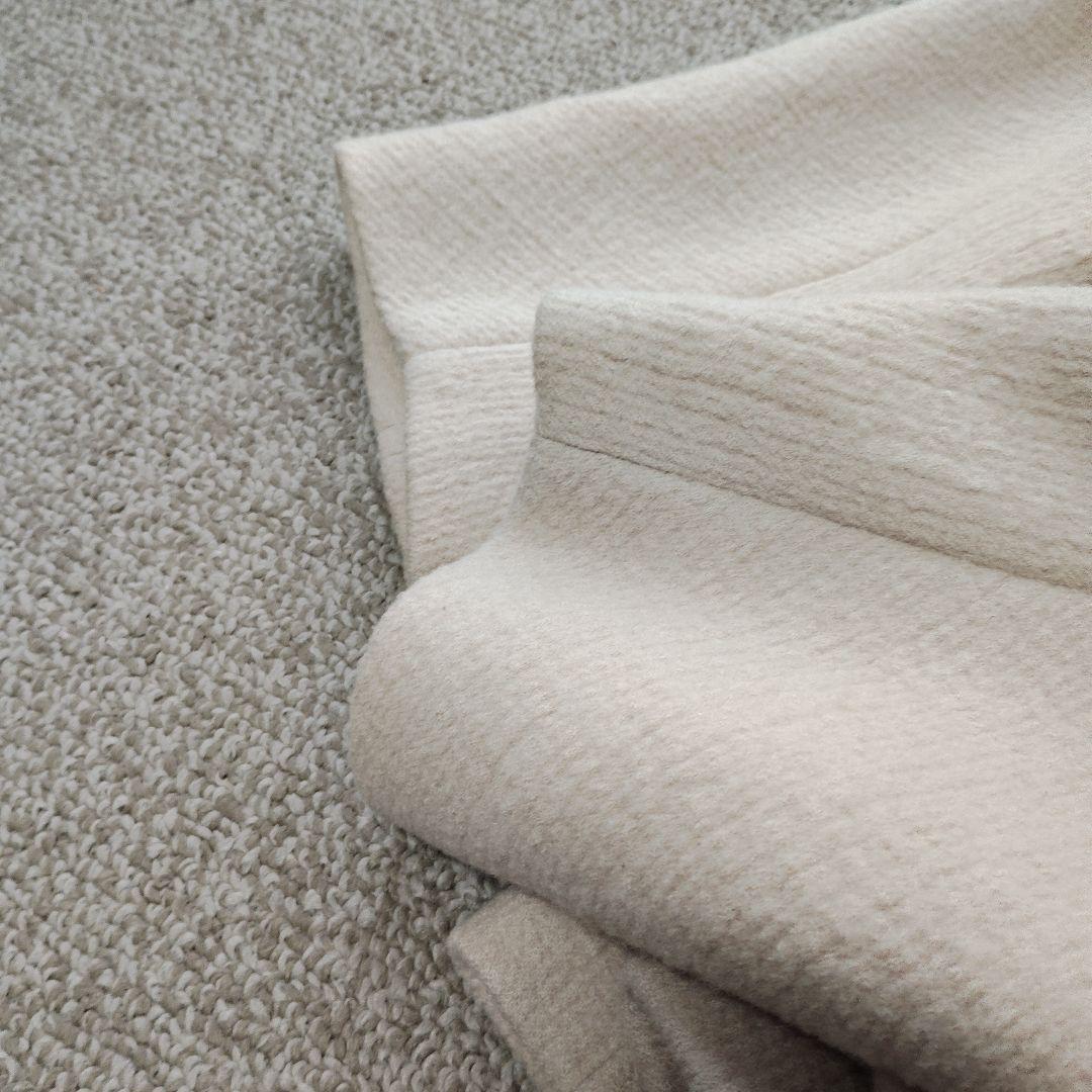 Ballsey リップルメルトンスタンドカラーショートコート ベージュ