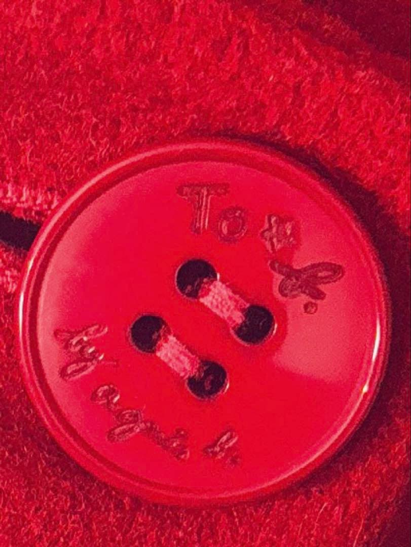 agnes b. MANTEAU 赤 ピーコート　ロングコート Aライン