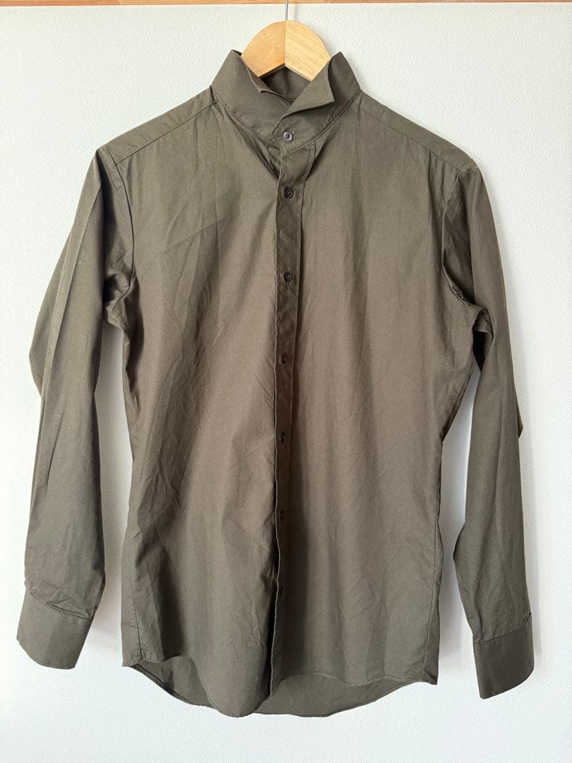 【週末限定セール】プリマカーラ　新郎シャツセット　+ お色直しシャツ (カーキ)