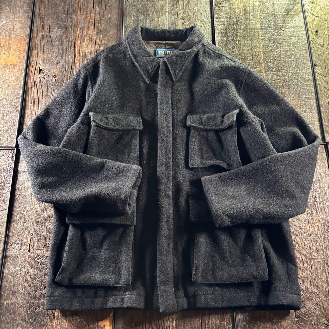 古着　メルトンウール　ジャケット　mini by X-LARGE 希少90s.