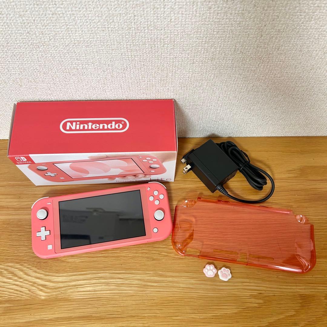 Nintendo Switch Lite コーラル ※画面に難あり