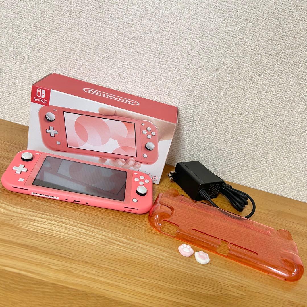 Nintendo Switch Lite コーラル ※画面に難あり