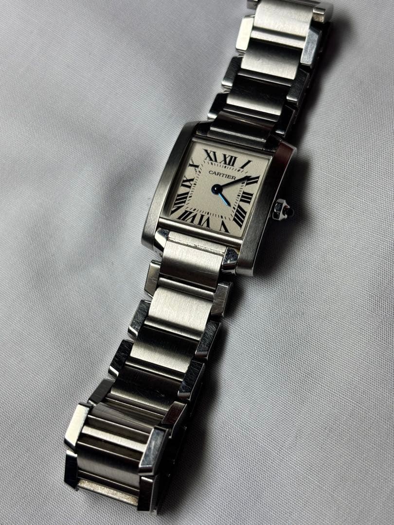出品本日迄✨カルティエ　時計　タンクフランセーズ　 W51008Q3 電池交換済