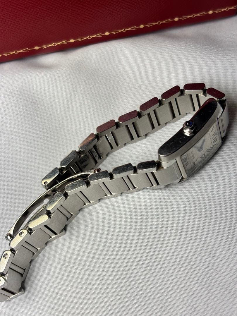 出品本日迄✨カルティエ　時計　タンクフランセーズ　 W51008Q3 電池交換済