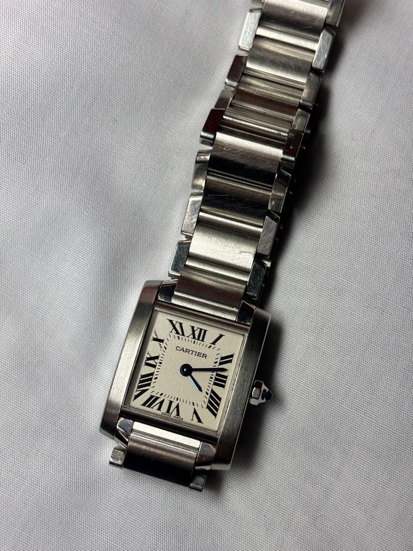 出品本日迄✨カルティエ　時計　タンクフランセーズ　 W51008Q3 電池交換済
