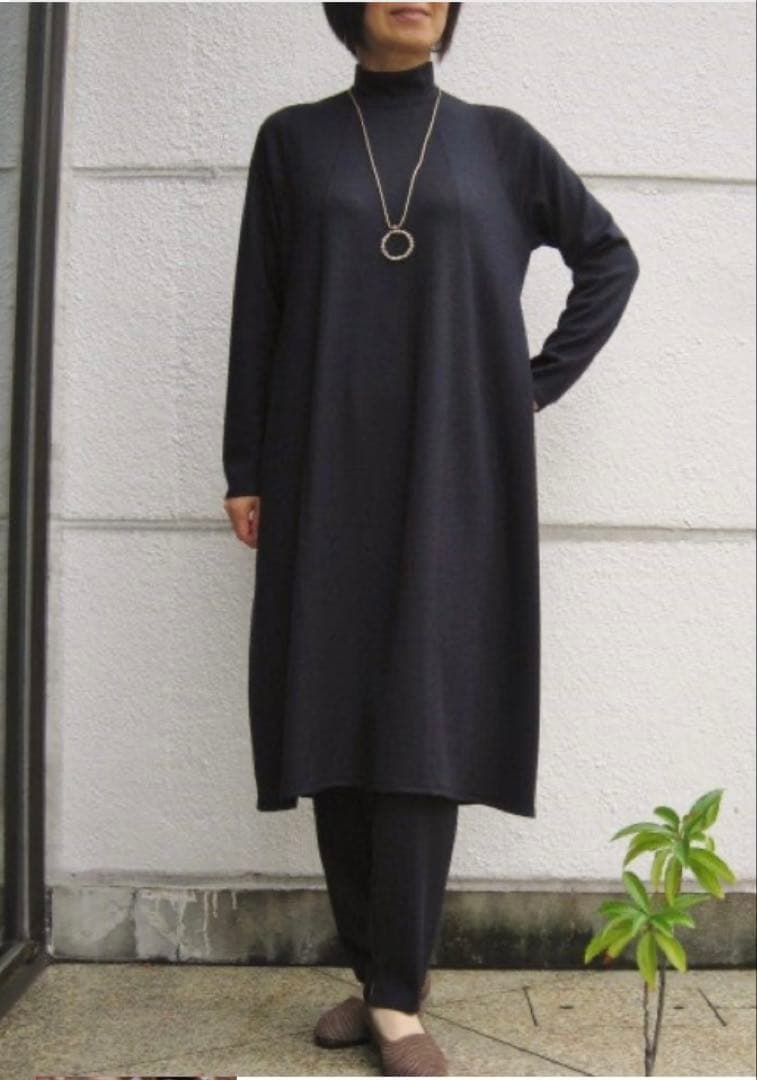 ヨーガンレール　ストレスフリーな着心地ふんわりワンピースチュニック　ババグーリ