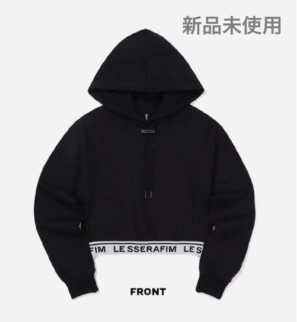LE SSERAFIM Crop Hoodie L-XL ルセラフィム パーカー