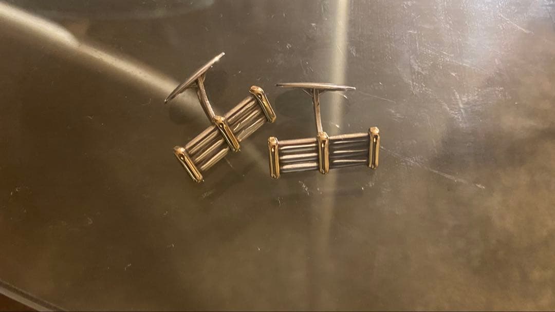 ティファニーコンビカフス14k/925