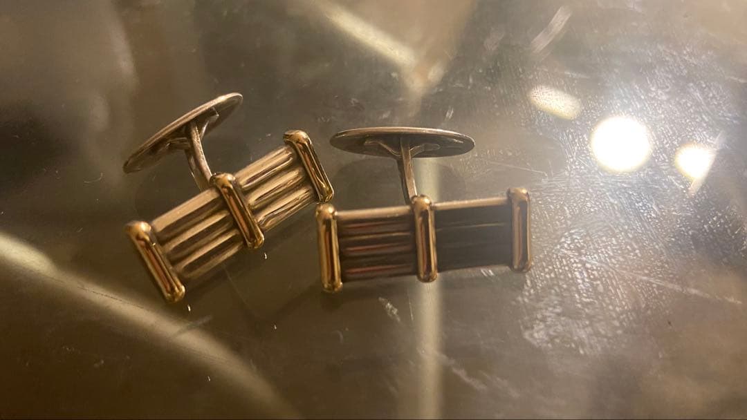 ティファニーコンビカフス14k/925