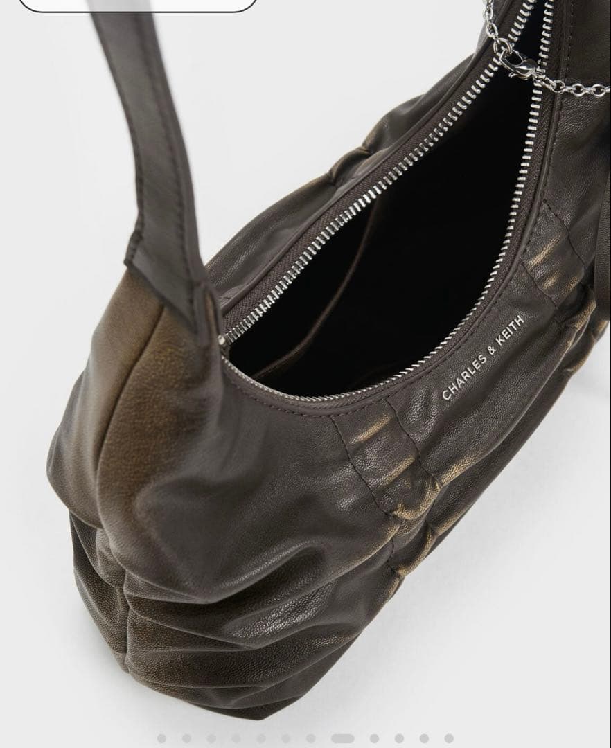 チャールズアンドキース CHARLES & KEITH バッグ ブラウン