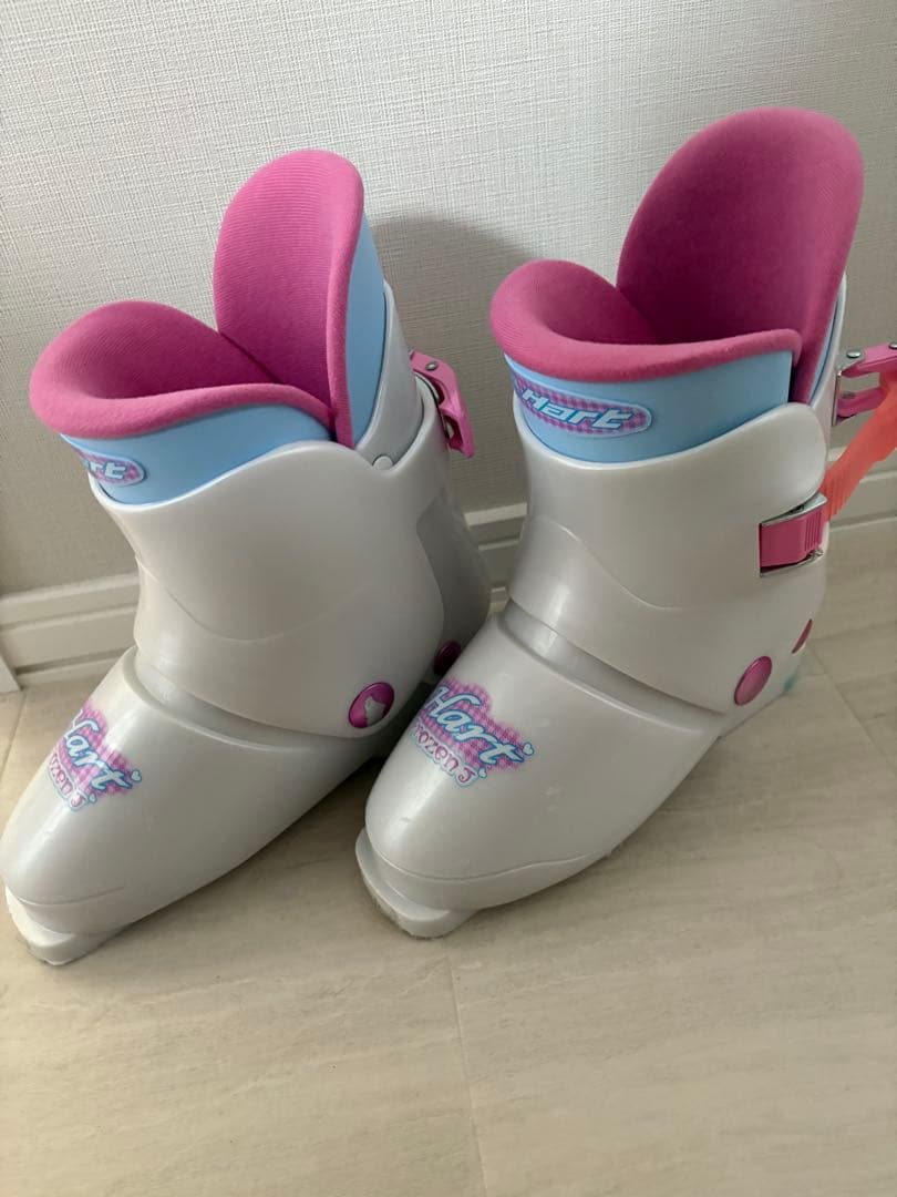 フ*ワ様 子ども用ピンクスキーセット135センチ