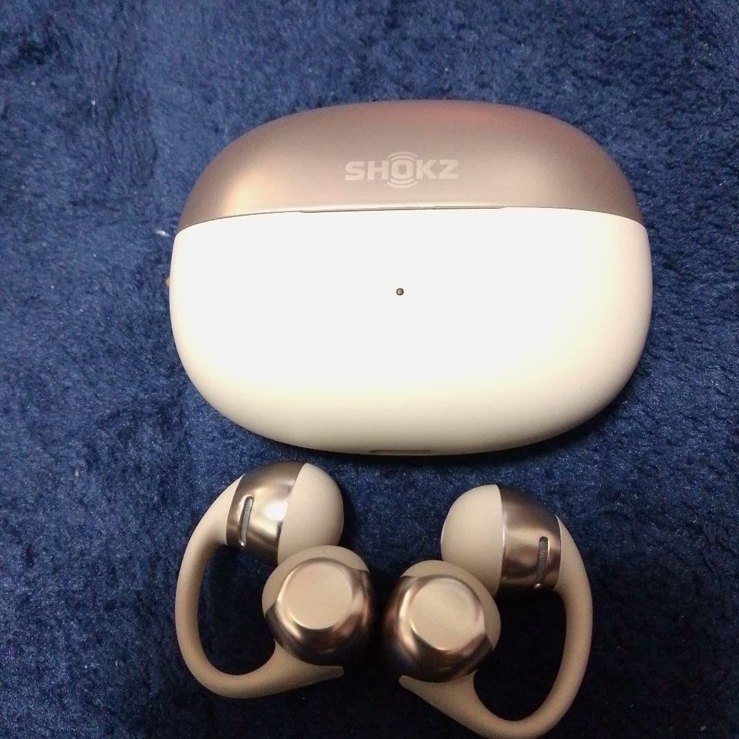 SHOKZ ワイヤレスイヤホン ホワイト/シルバー