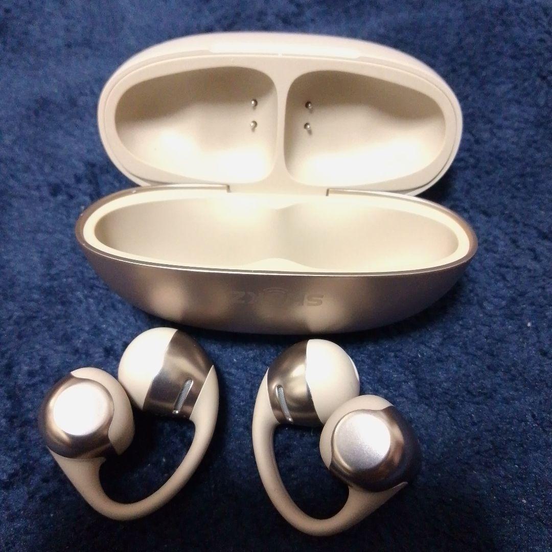 SHOKZ ワイヤレスイヤホン ホワイト/シルバー