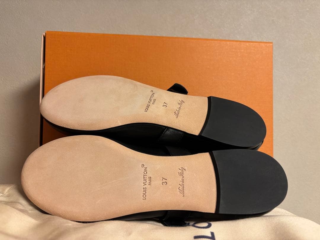 新品　ルイヴィトン　ロミー バレリーナ パンプス　モノグラム　フラットシューズ