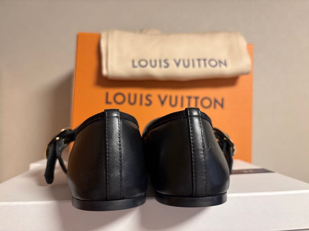 新品　ルイヴィトン　ロミー バレリーナ パンプス　モノグラム　フラットシューズ