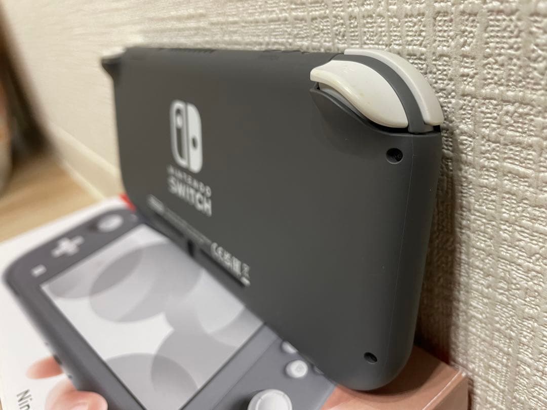 Nintendo Switch Lite グレー 箱,ソフト,充電器,フィルム