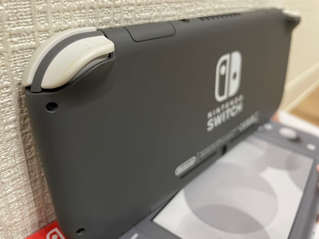 Nintendo Switch Lite グレー 箱,ソフト,充電器,フィルム