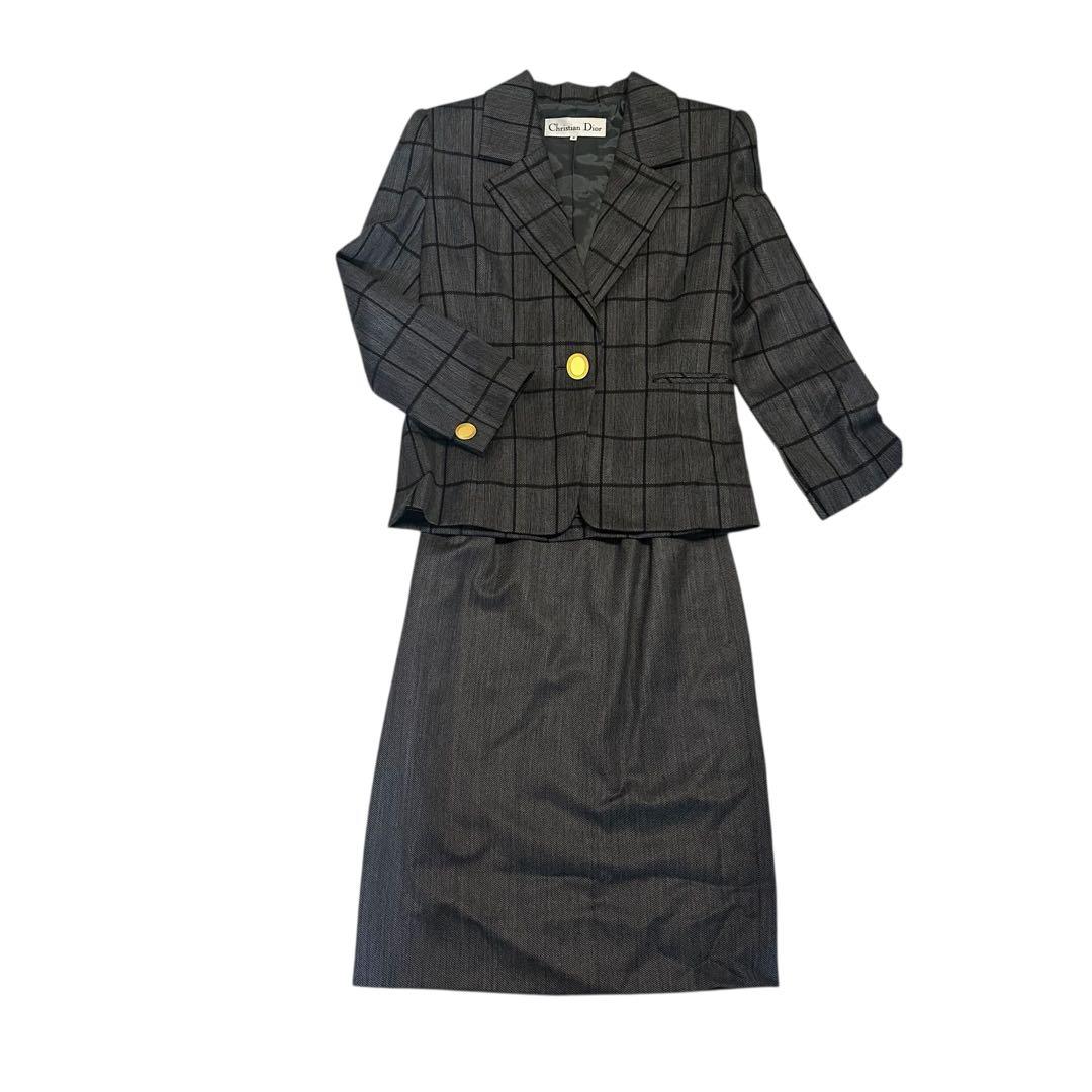 クリスチャンディオール スーツ　ジャケット ブレザー 金ボタン