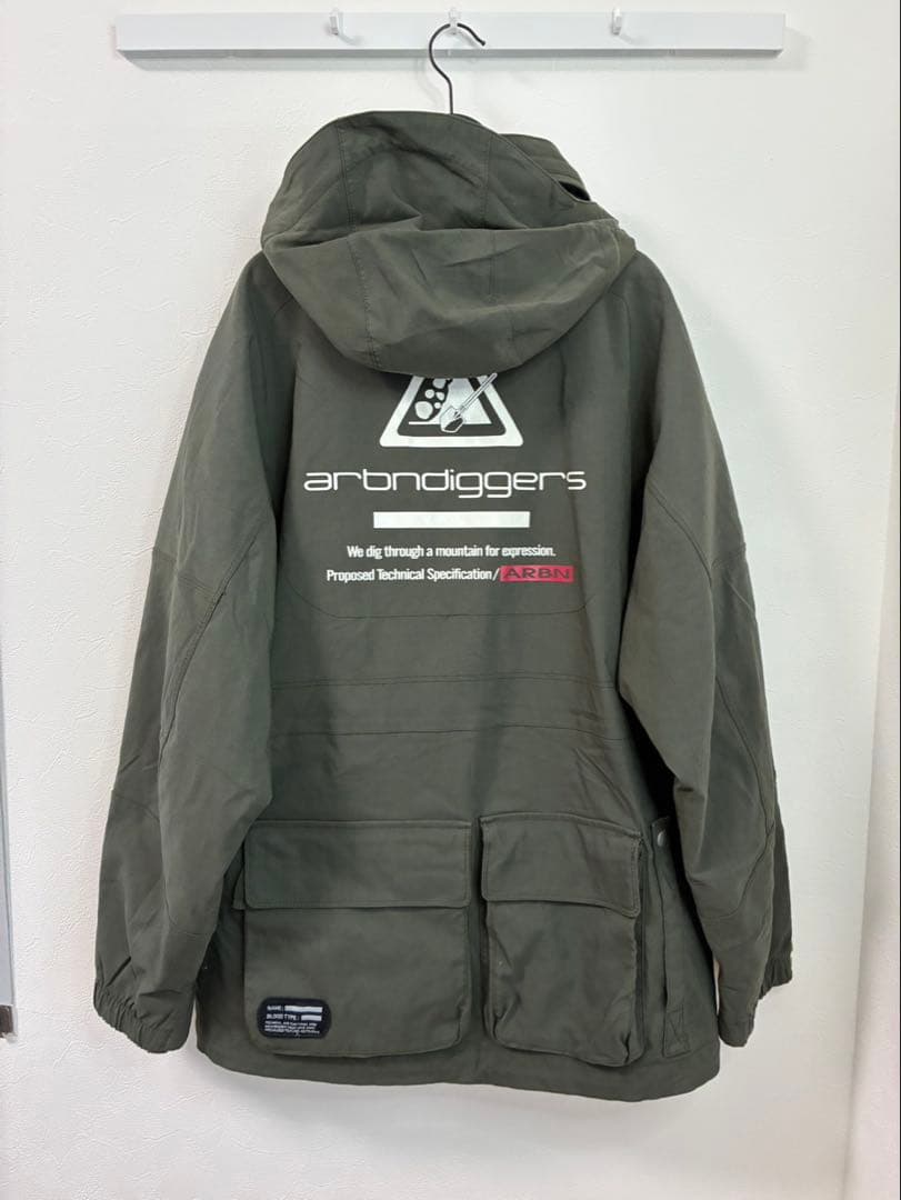 ARBN フード付きジャケット エアーボーン　Mサイズ　スノーボードウェア