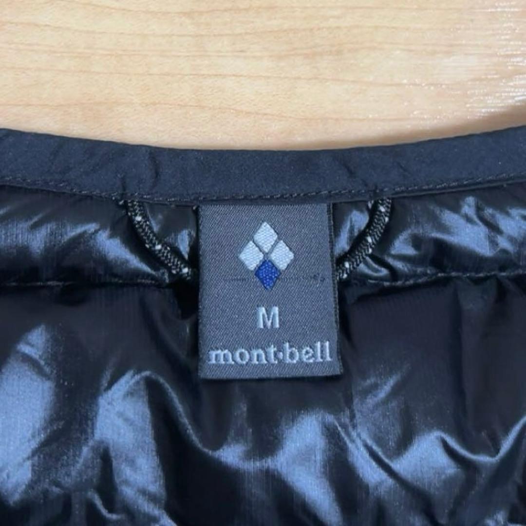 モンベル mont-bell スペリオダウン Vネックベスト メンズ　黒　M
