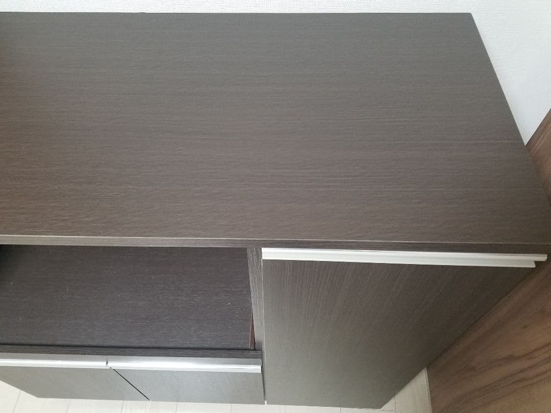 ニトリ　レンジ台　 8890770　ダークブラウン