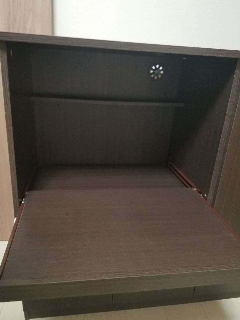 ニトリ　レンジ台　 8890770　ダークブラウン