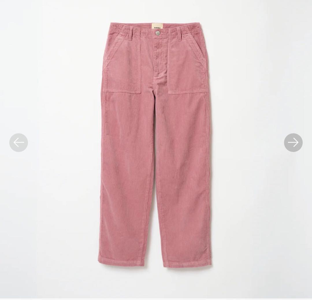 SHISHIKUI コーデュロイベイカーパンツ　サイズ30 ピンク