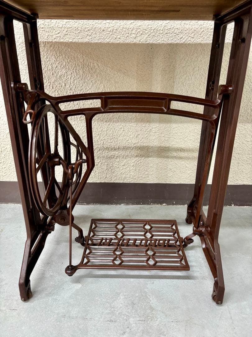 【最終値下】BROTHER 足踏みミシンテーブル アンティークテーブル　レトロ