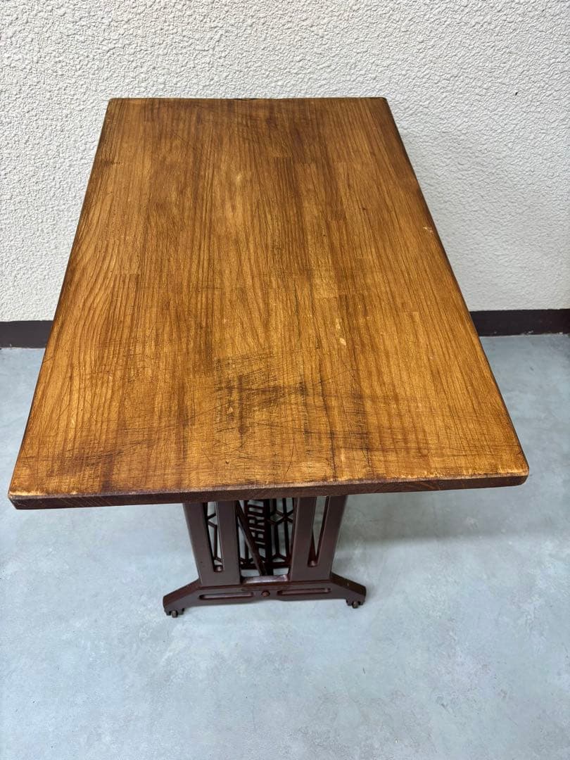 【最終値下】BROTHER 足踏みミシンテーブル アンティークテーブル　レトロ