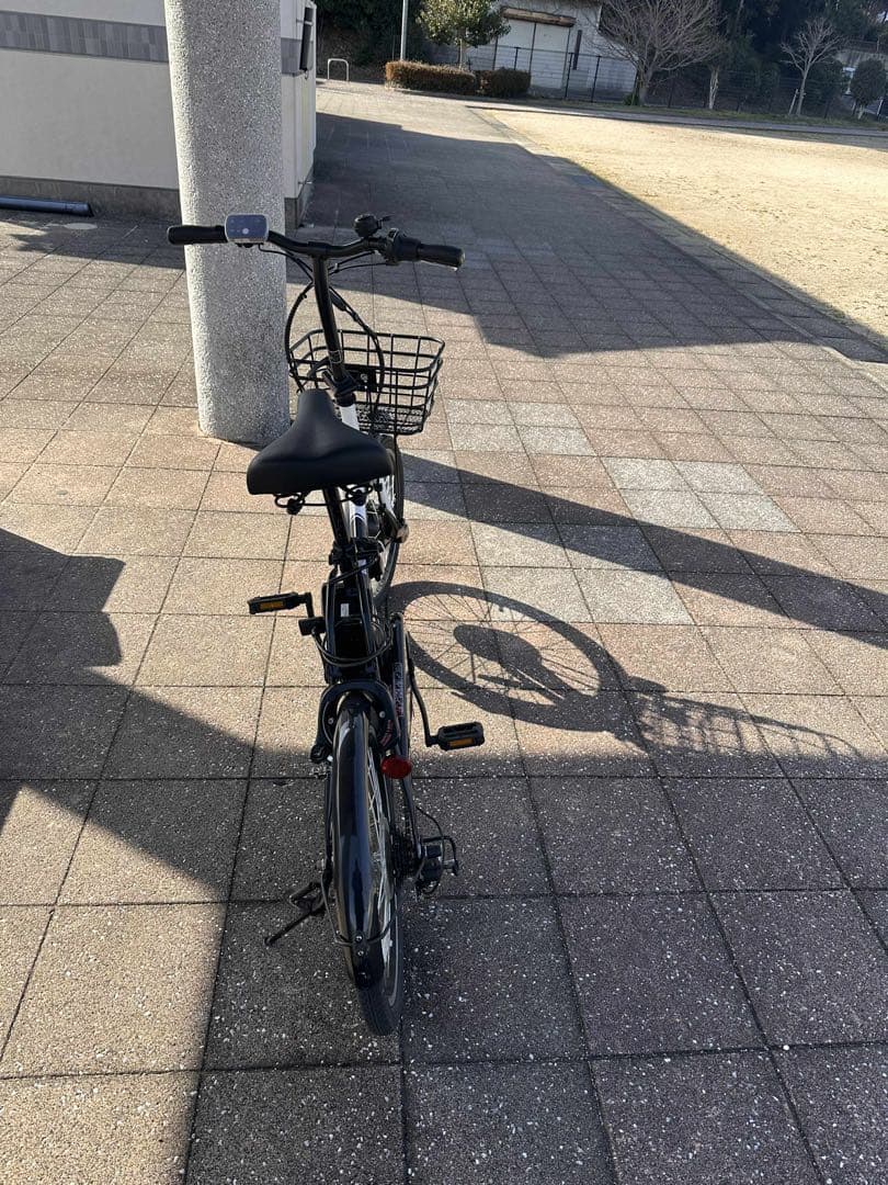 PETTECH 折りたたみ自転車 ホワイト/ブラック