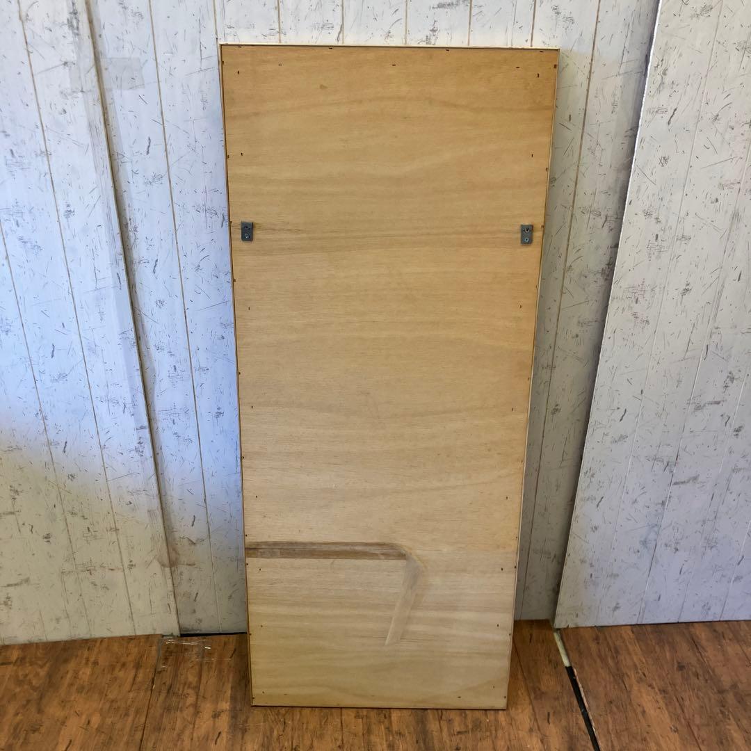 ヴィンテージ 木製フレーム 壁掛けミラー ウォールミラー 鏡 姿見 大型