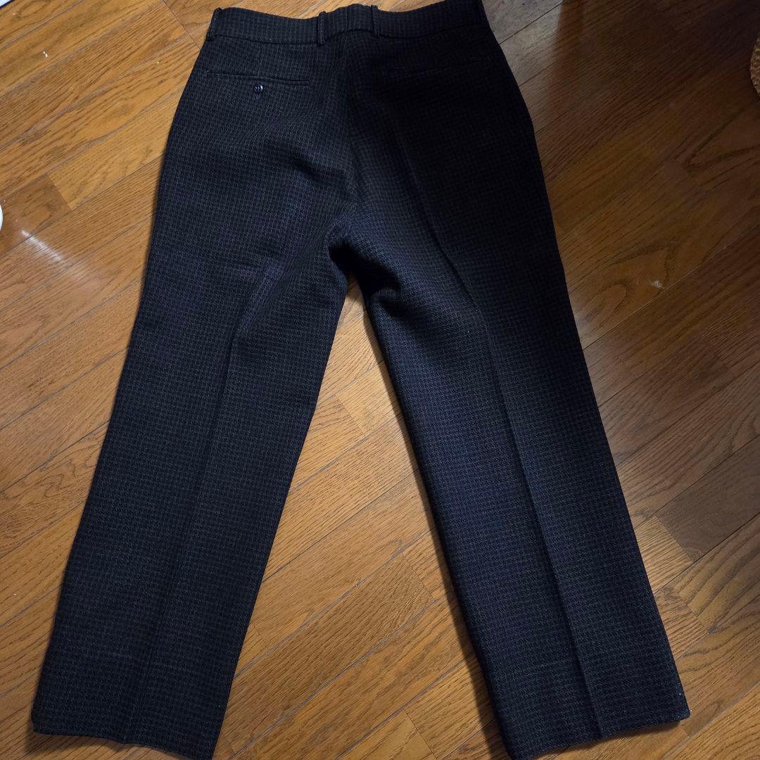 Atlast&Co 千鳥柄 ウール スラックス