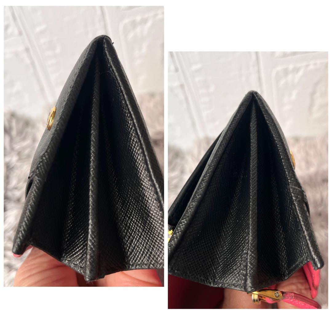 PRADA サフィアーノ　マルチカラー　長財布　メタルロゴ　サフィアーノ