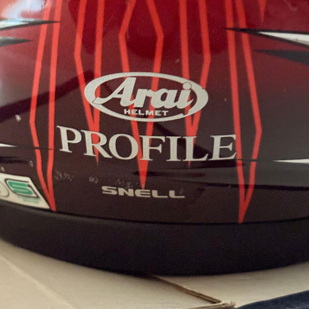 w*u様 Arai PROFILE SPIKE フルフェイスヘルメット　57-5