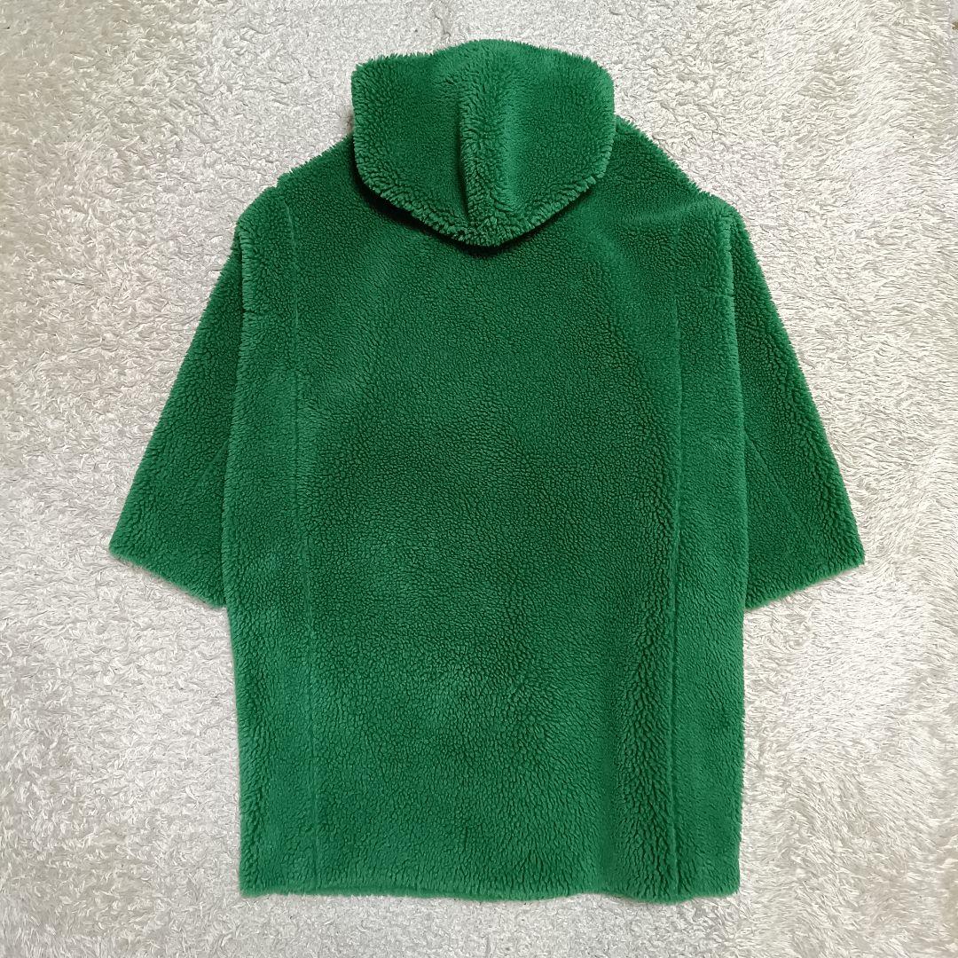 【現行品】美品✨️LIGNAGGIO リナージオ ウール混 フードボアコート 緑