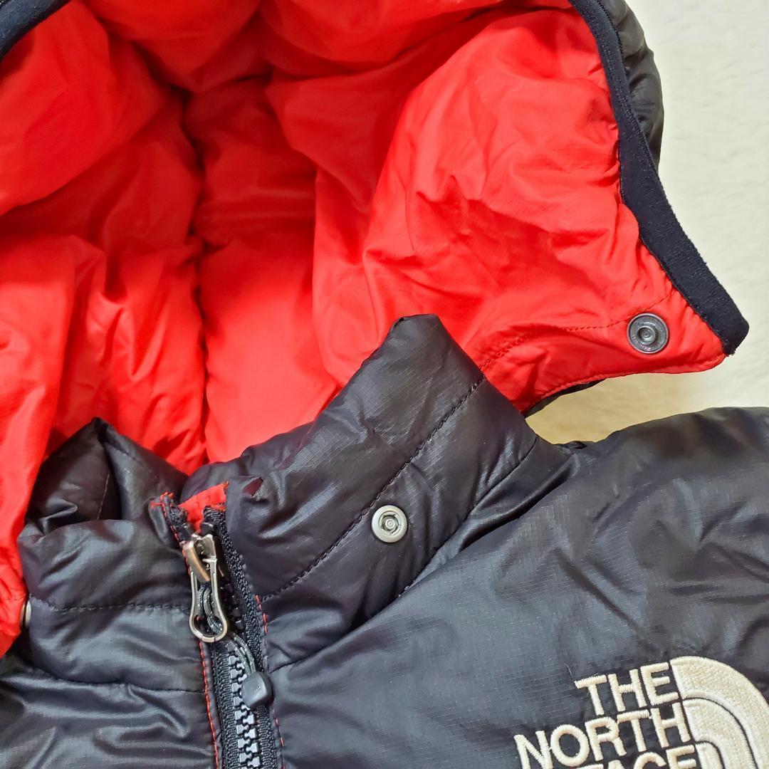 ⭐美品　ノースフェイス　アコンカグアフーディー ダウンジャケット　110　赤防寒