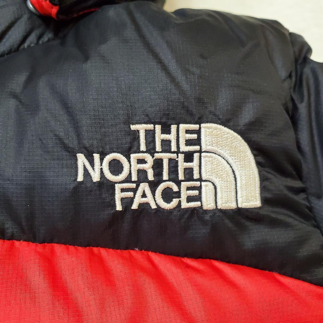 ⭐美品　ノースフェイス　アコンカグアフーディー ダウンジャケット　110　赤防寒