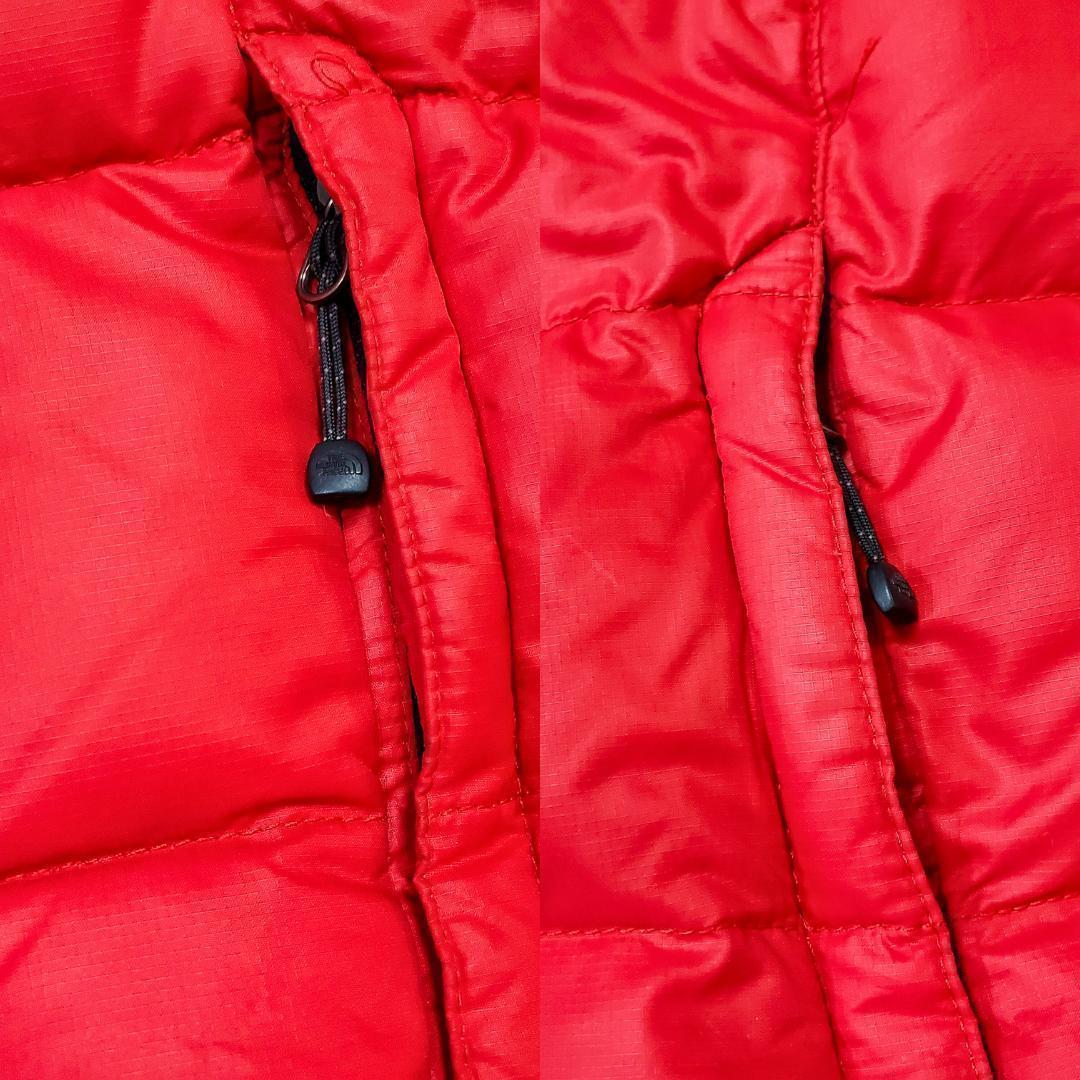 ⭐美品　ノースフェイス　アコンカグアフーディー ダウンジャケット　110　赤防寒