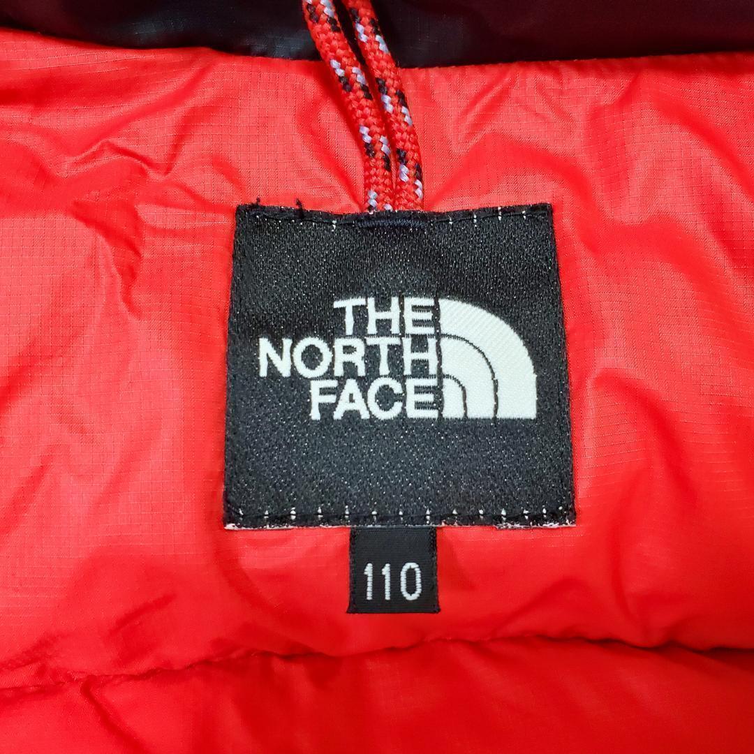 ⭐美品　ノースフェイス　アコンカグアフーディー ダウンジャケット　110　赤防寒