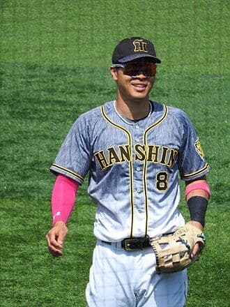 阪神タイガース 2021シーズン ビジター レプリカユニフォーム 佐藤輝明 M