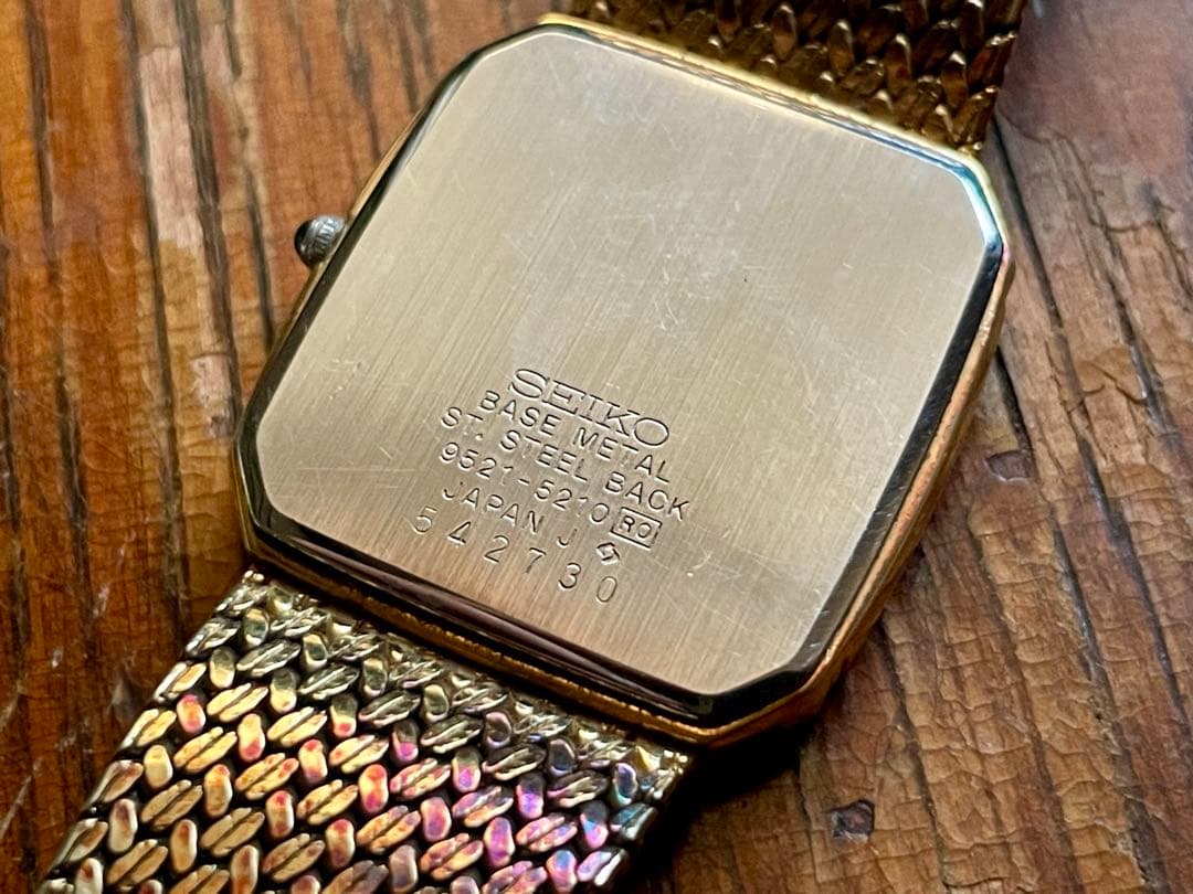 【SEIKO】セイコー DoLce ドルチェ 9521-5210 ２P ダイヤ