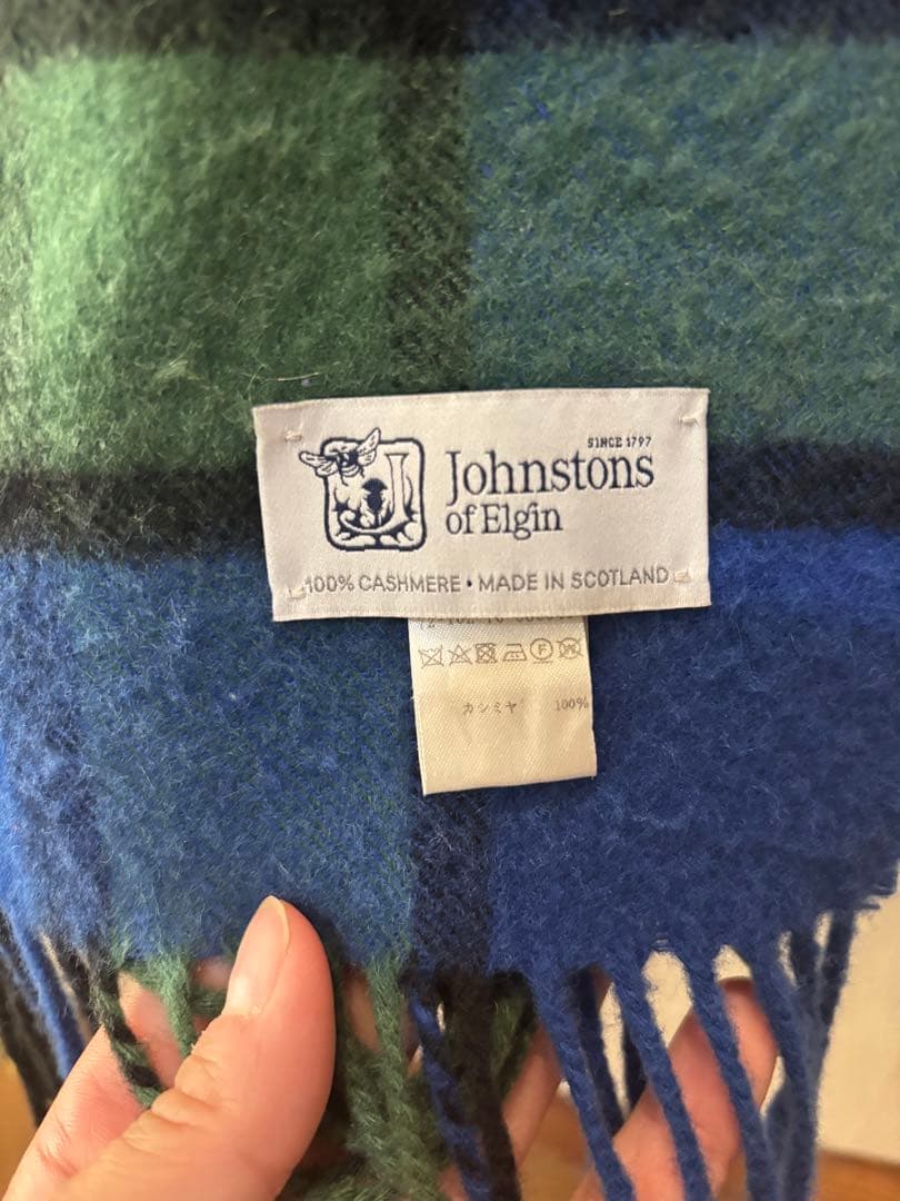 ジョンストンズ　カシミヤ　エリバンク