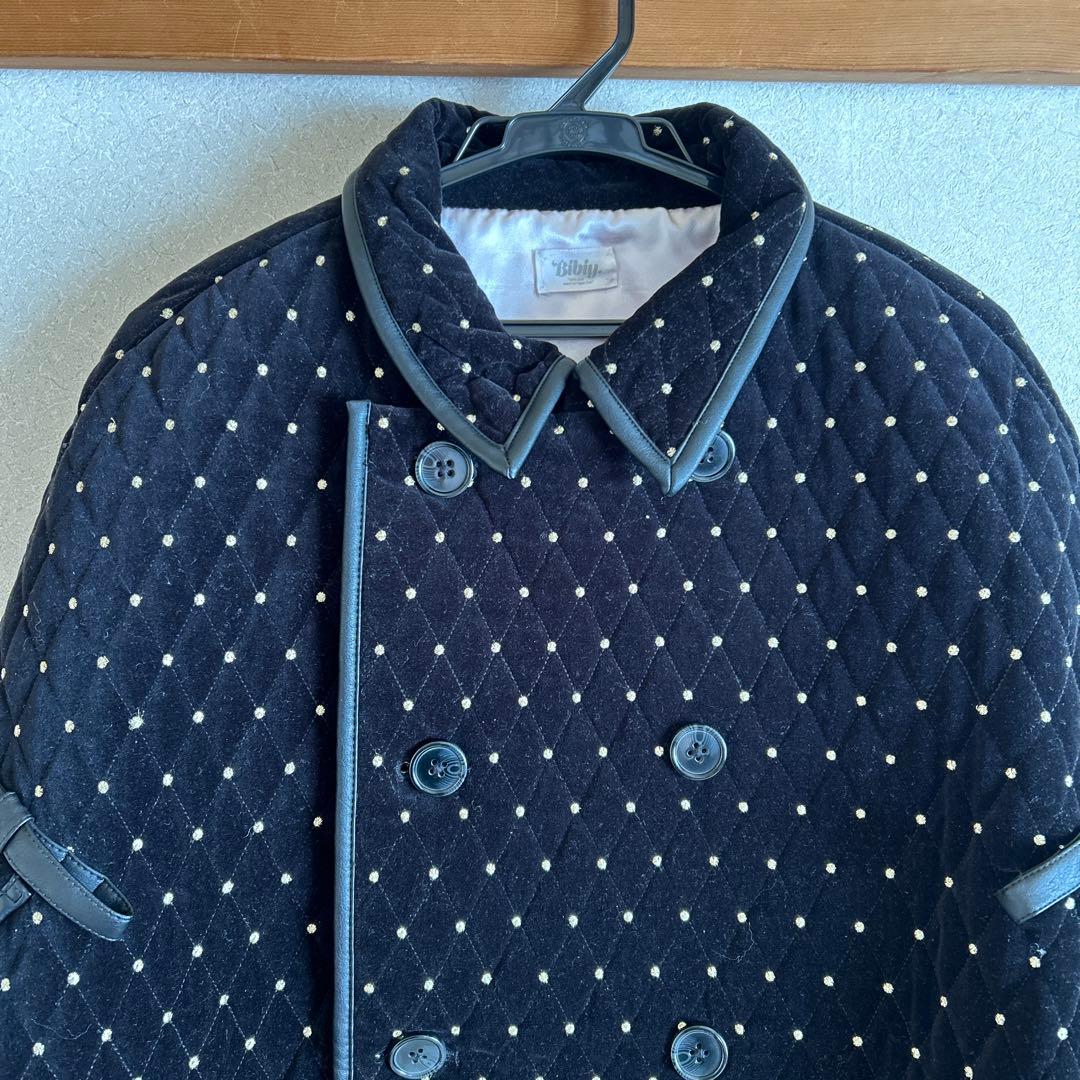 Bibiy. ビビィ ODETTE CAPE ドット柄 ポンチョ・ケープコート