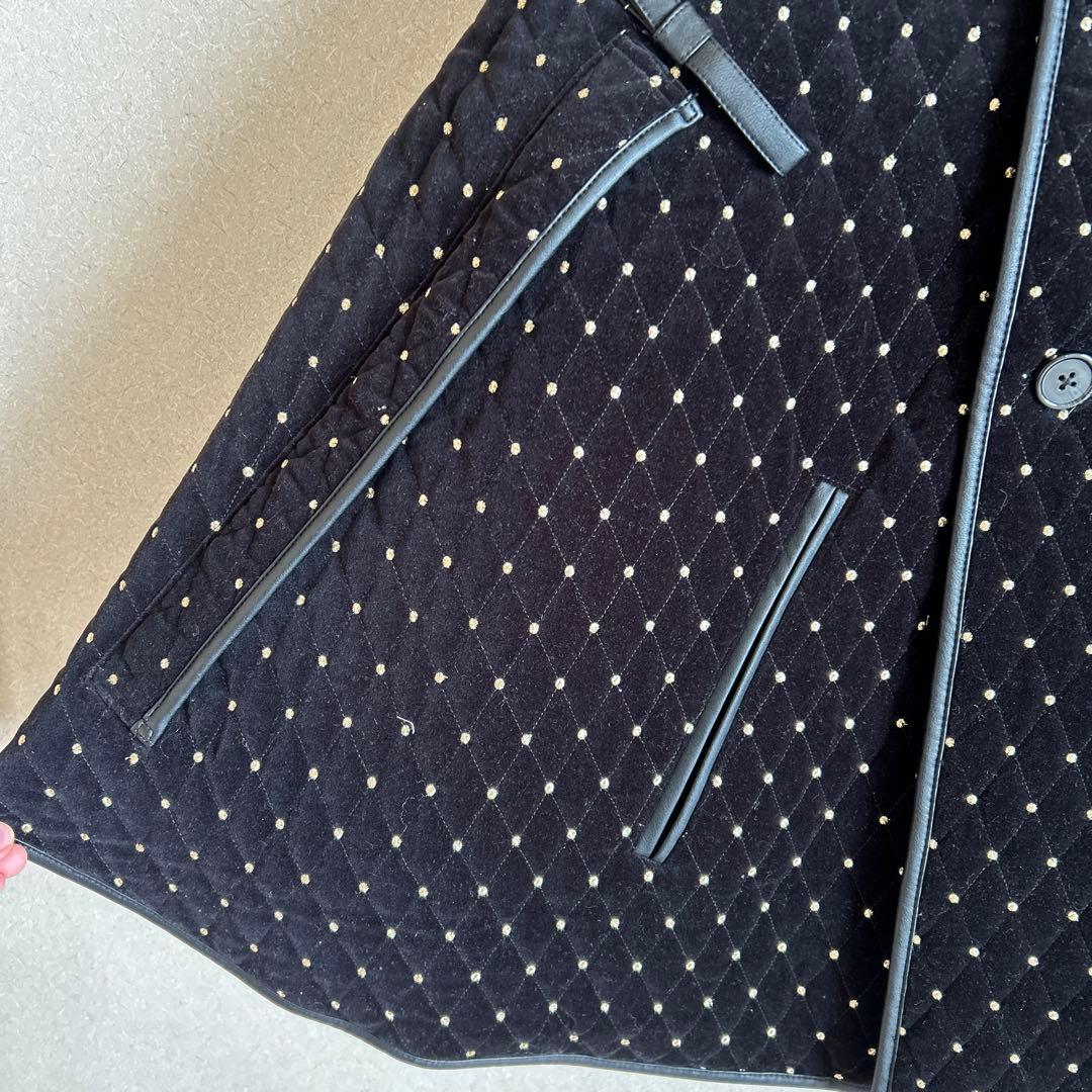 Bibiy. ビビィ ODETTE CAPE ドット柄 ポンチョ・ケープコート